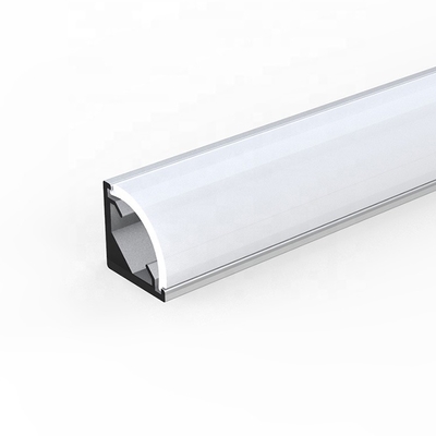 O perfil de canto da luz de tira do diodo emissor de luz da liga de alumínio anodizou a pintura para interno