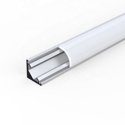 O perfil de canto da luz de tira do diodo emissor de luz da liga de alumínio anodizou a pintura para interno