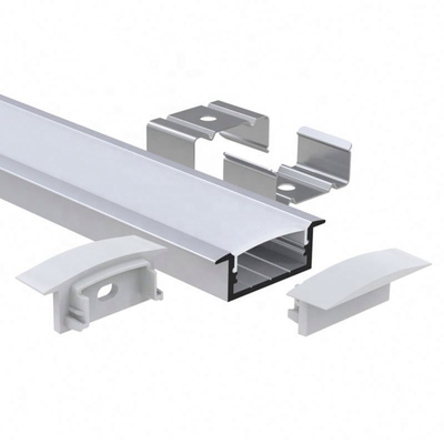 Iluminação de parede embutida perfil de tira de led 1m 2m 3m comprimento para armários de vinho armários