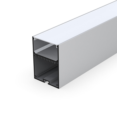 O diodo emissor de luz suspendido de prata perfila 55mm x 70mm para o teto do Drywall