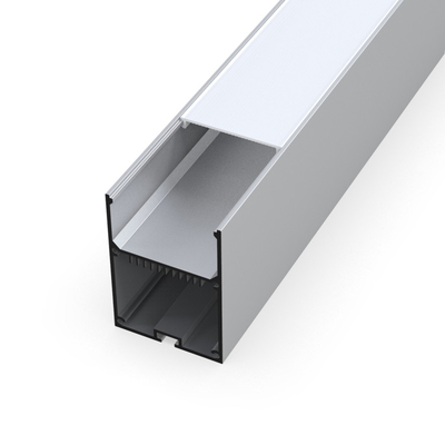 O diodo emissor de luz suspendido de prata perfila 55mm x 70mm para o teto do Drywall