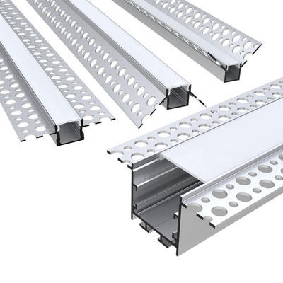 Perfil decorativo da placa de gesso da tira do diodo emissor de luz do Drywall para o vestuário