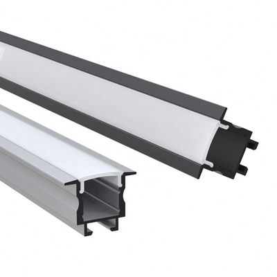 Perfis Embutido ultra brilhantes do diodo emissor de luz, alojamento de alumínio expulso de prata do diodo emissor de luz