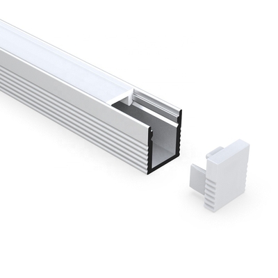 Perfil montado de superfície anodizado do diodo emissor de luz da pintura para lâmpadas do armário do vestuário