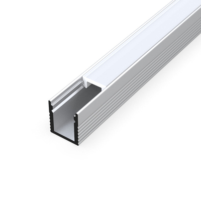 Perfil montado de superfície anodizado do diodo emissor de luz da pintura para lâmpadas do armário do vestuário
