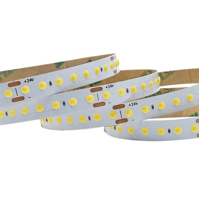 Branco morno impermeável das luzes de tira Ip68 do diodo emissor de luz da ESPIGA de DC24V para a iluminação exterior