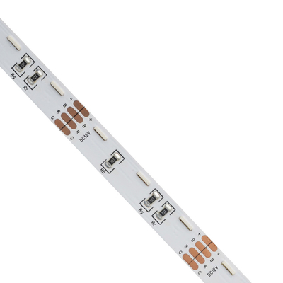 Luzes de tira emitindo-se laterais do diodo emissor de luz do RGB, tiras flexíveis do diodo emissor de luz de 020Led SMD 60 diodos emissores de luz/M