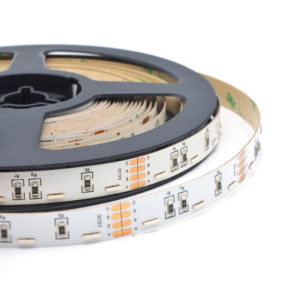 Luzes de tira emitindo-se laterais do diodo emissor de luz do RGB, tiras flexíveis do diodo emissor de luz de 020Led SMD 60 diodos emissores de luz/M