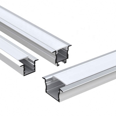 Perfis Embutido ultra brilhantes do diodo emissor de luz, alojamento de alumínio expulso de prata do diodo emissor de luz