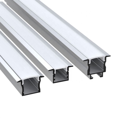 Perfis Embutido ultra brilhantes do diodo emissor de luz, alojamento de alumínio expulso de prata do diodo emissor de luz