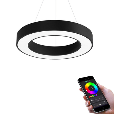 O diodo emissor de luz circular do círculo linear ilumina o controlo a distância Ip44 para a decoração do escritório