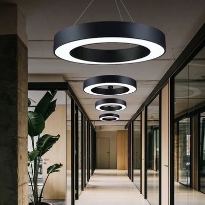 O diodo emissor de luz circular do círculo linear ilumina o controlo a distância Ip44 para a decoração do escritório