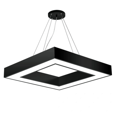 As luzes lineares do diodo emissor de luz da suspensão, quadrado diodo emissor de luz de 4 pés suspenderam o dispositivo elétrico linear