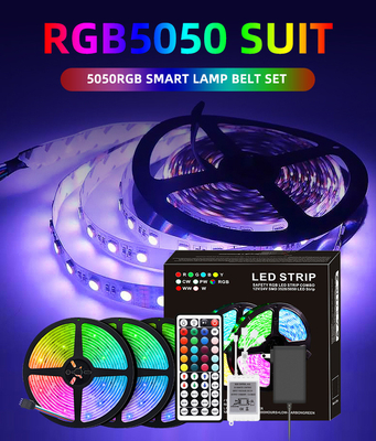 Luzes de tira LED inteligentes coloridas RGB 12V 44 teclas de controle remoto infravermelho OEM