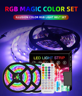 5050 luzes de tira do diodo emissor de luz do RGB Smart 10 de Bluetooth APP medidores de OEM do controle