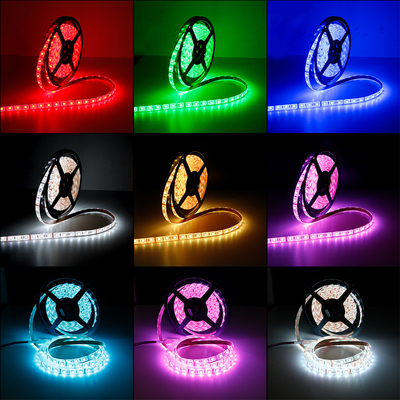 12V 5050 RGB luzes de tira do diodo emissor de luz de 10 medidores com controle de sincronismo IP20 remoto