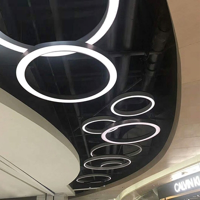 Perfil circular do diodo emissor de luz da montagem de superfície, OEM de alumínio flexível dos perfis do canal