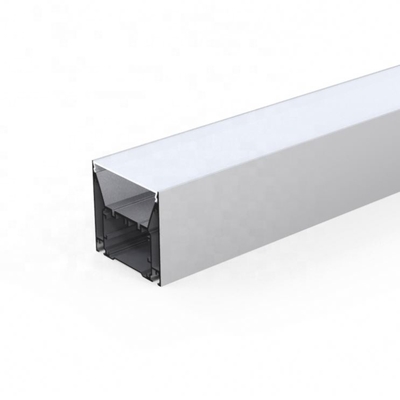 Perfil de alumínio branco de prata 80mm x 76mm das luzes de tira do diodo emissor de luz para o vestuário