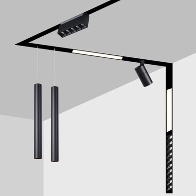 trilha de iluminação magnética de 48V Trimless para o quarto do hotel da cozinha