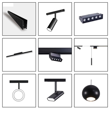 trilha de iluminação magnética de 48V Trimless para o quarto do hotel da cozinha
