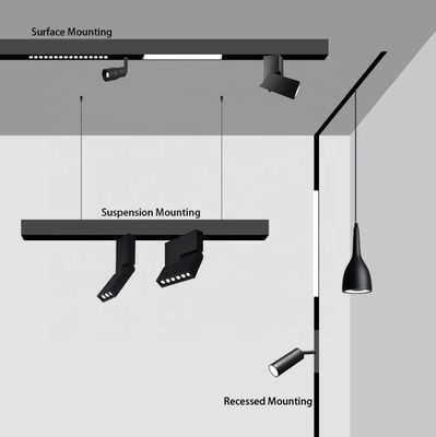 Trilho linear ajustável da luz da trilha do diodo emissor de luz magnético para o ODM do OEM do quarto da cozinha