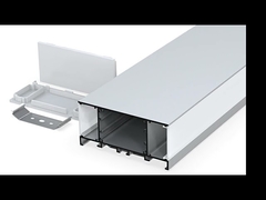 TW4390F Aluminum Alloy Surface Mounted LED Profile , LED Strip U Channel With Welding Service